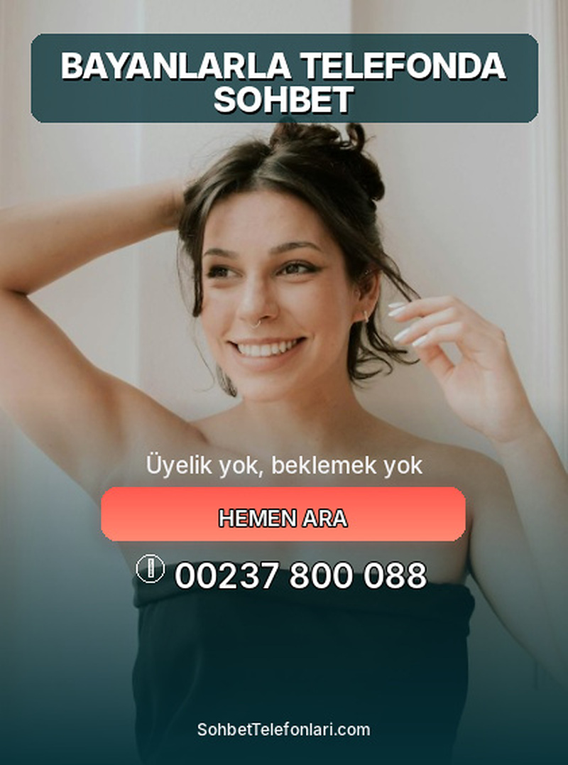 açık fonda poz veren kadın ve telefon sohbeti çağrısı üzerinde Bayanlarla Telefonda Sohbet başlığı