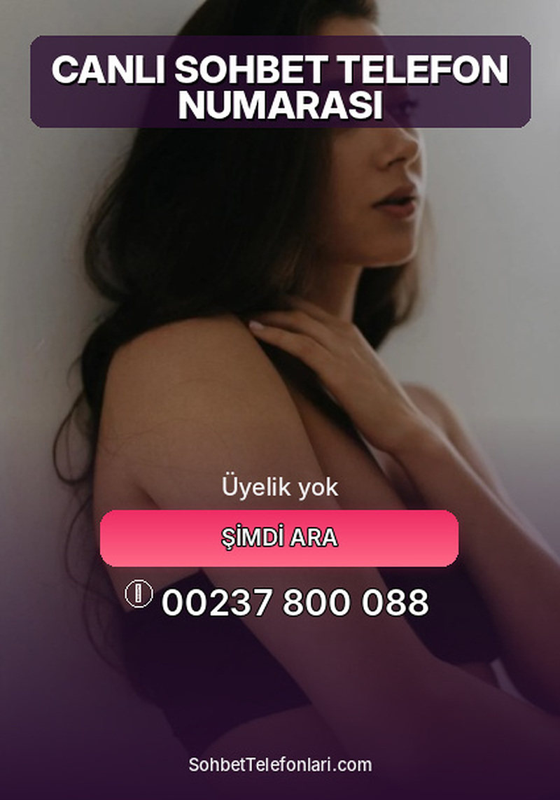 dikey kadın portresi ve mor çağrı alanı üzerinde Canlı Sohbet Telefon Numarası başlığı