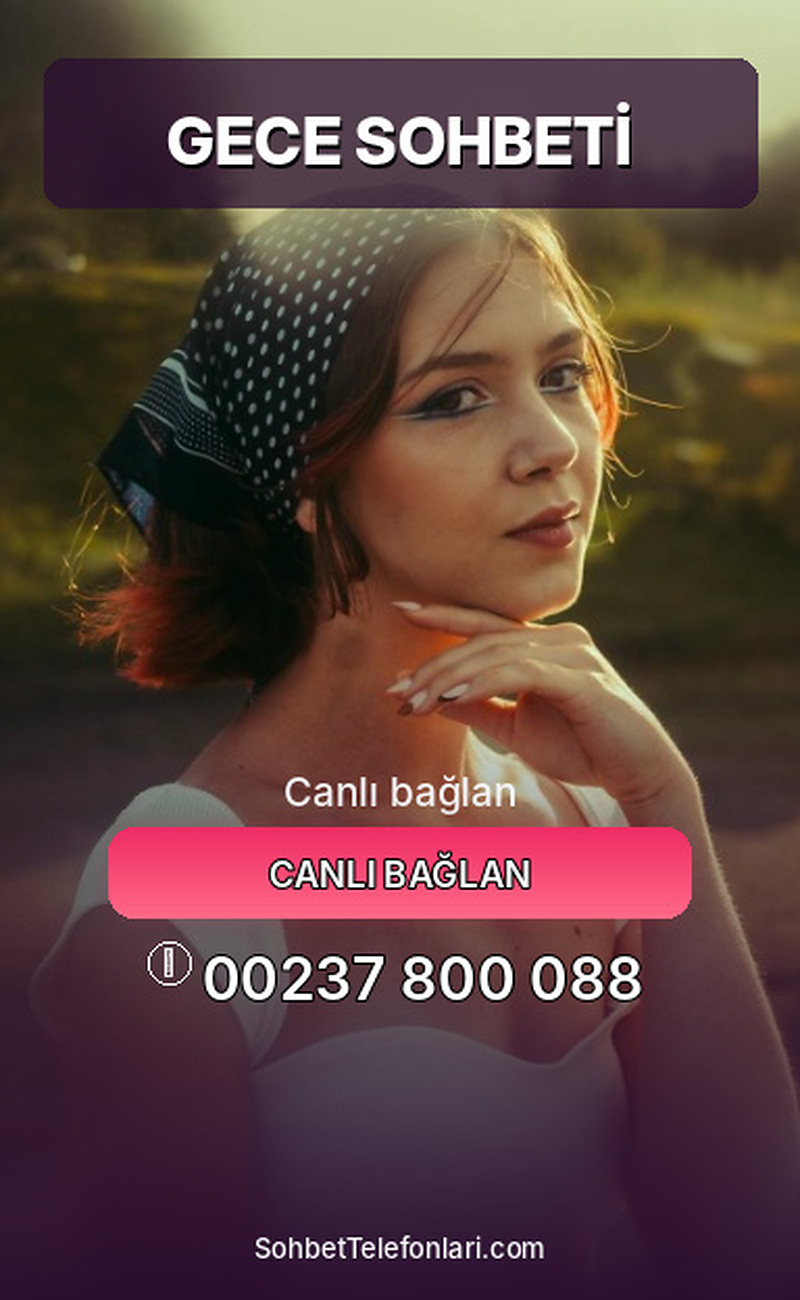 gün batımı ışığında kadın profili üzerinde Gece Sohbeti başlığı