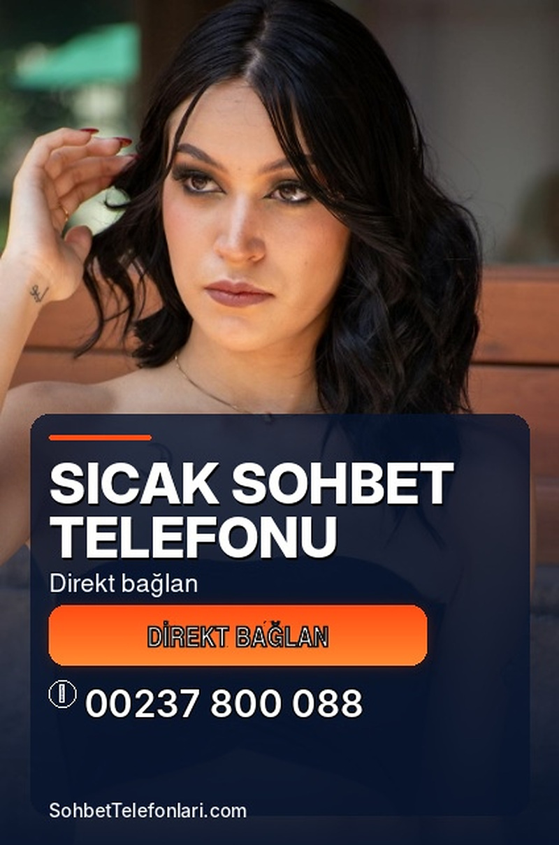 telefon tutan koyu saçlı kadın üzerinde Sıcak Sohbet Telefonu başlığı